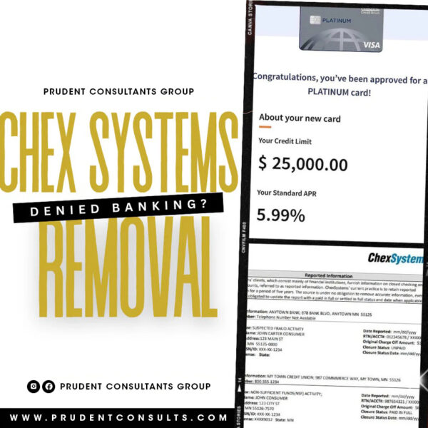 CHEX SYSTEMS REMOVAL